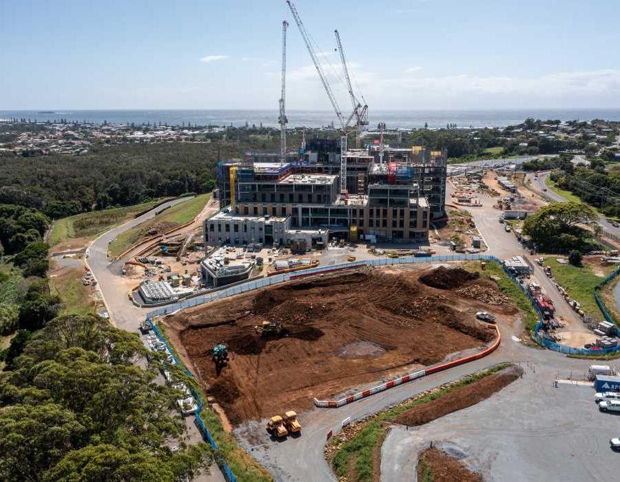 Tweed Valley Hospital site, March 2022
